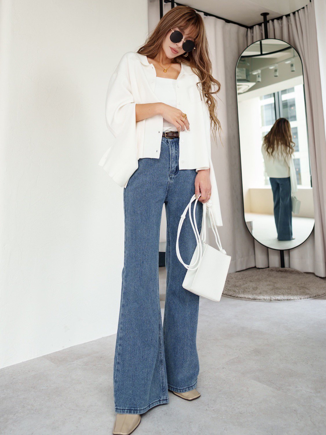 ミラノリブ Knit シャツ