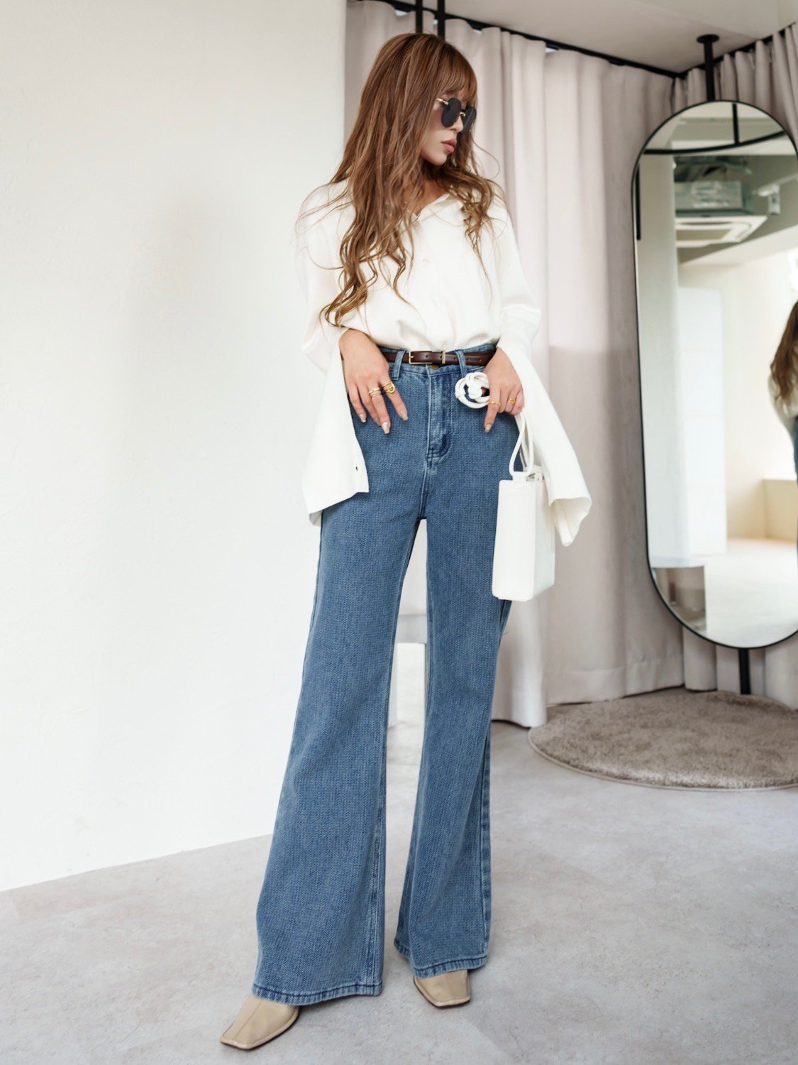 ミラノリブ Knit シャツ