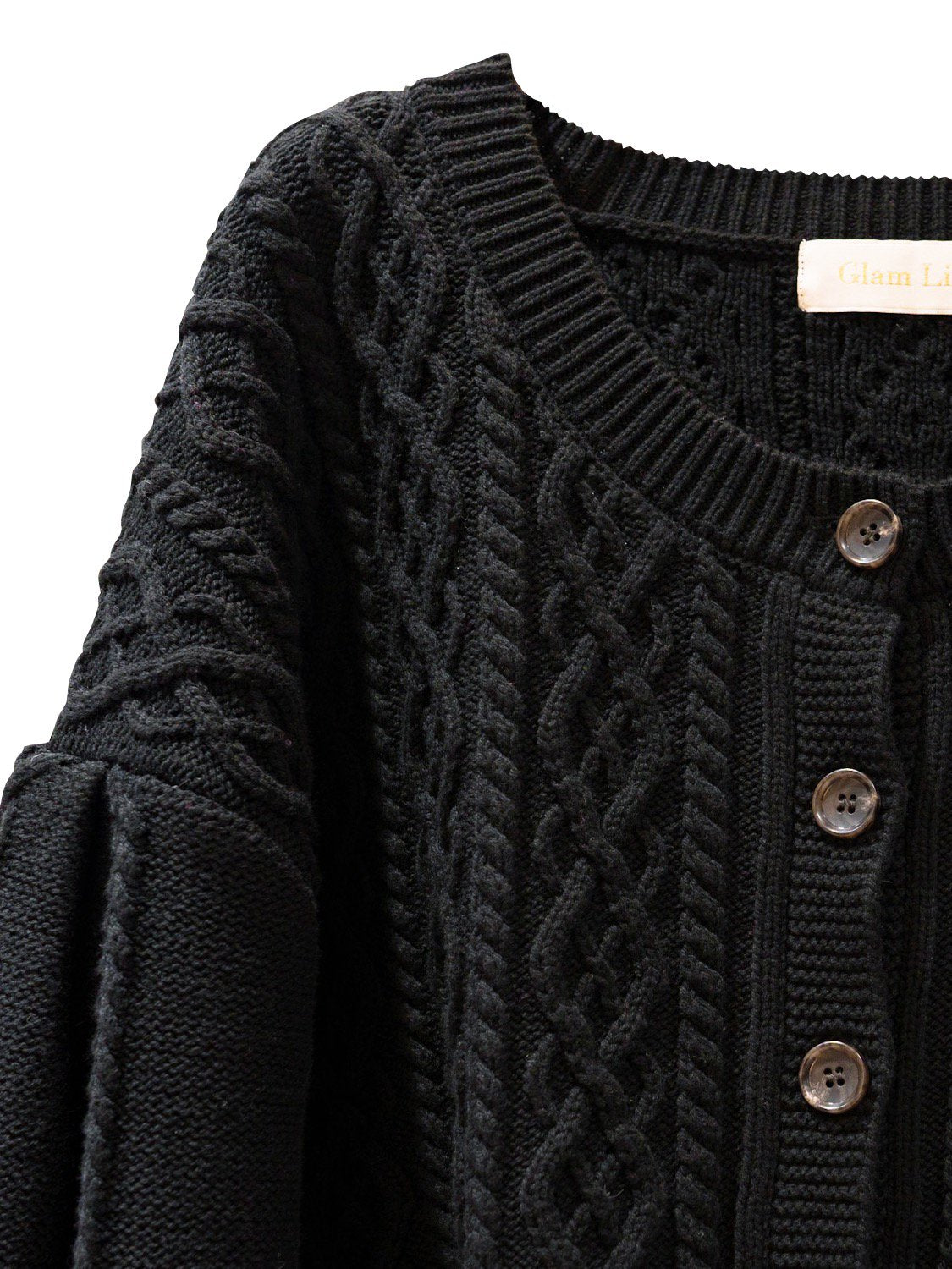 2way ケーブル カーディガン