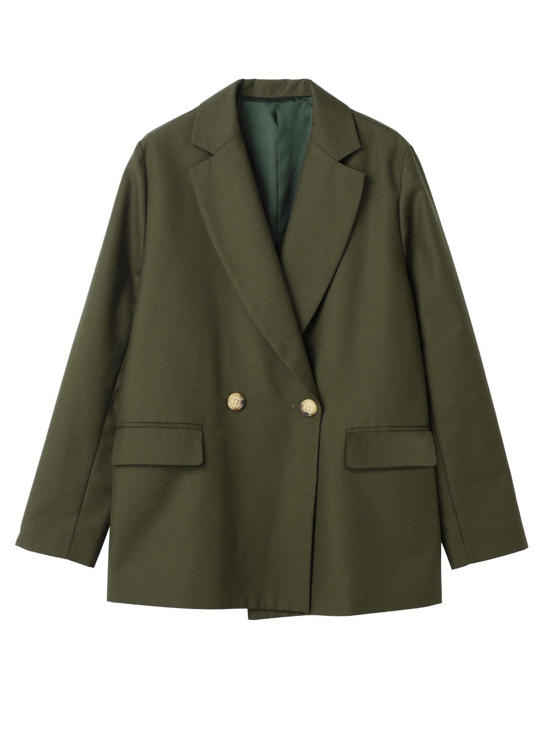 Over double-breasted jacket