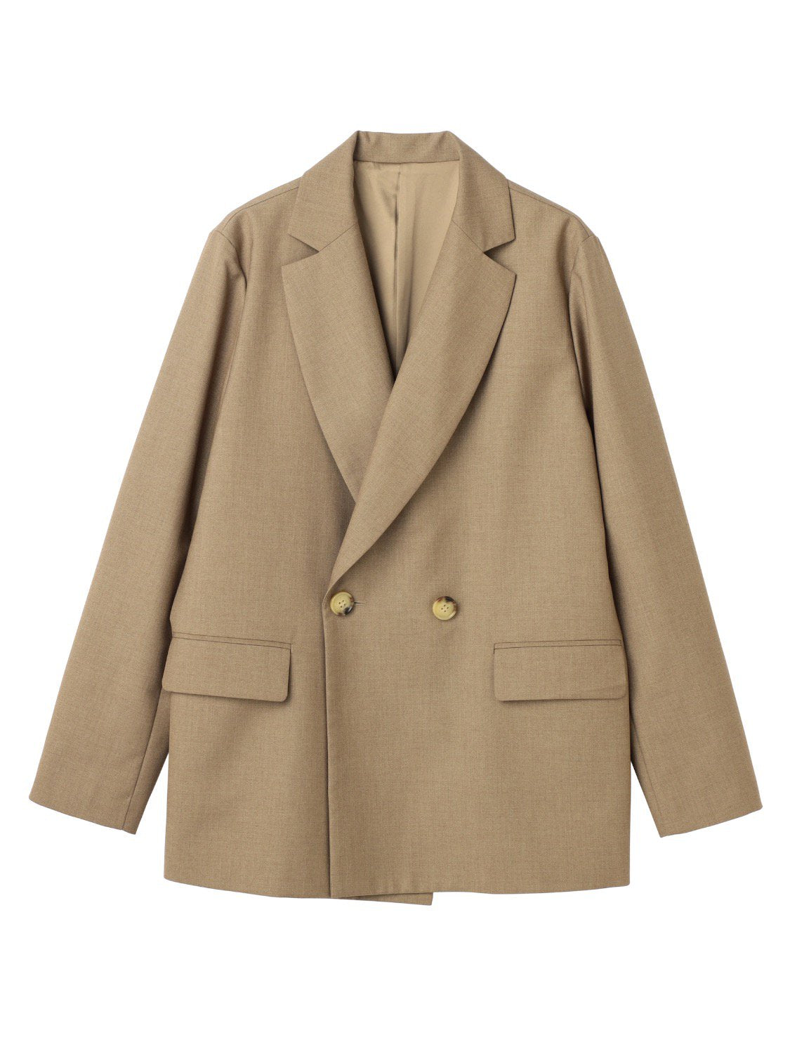 Over double-breasted jacket