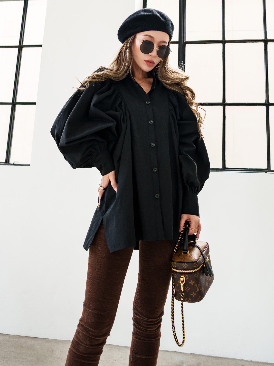 バルーン ショルダー Shirt