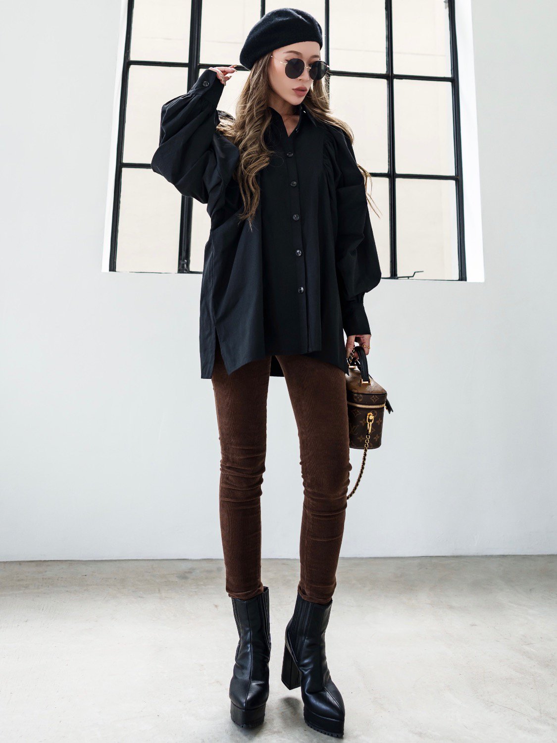 バルーン ショルダー Shirt