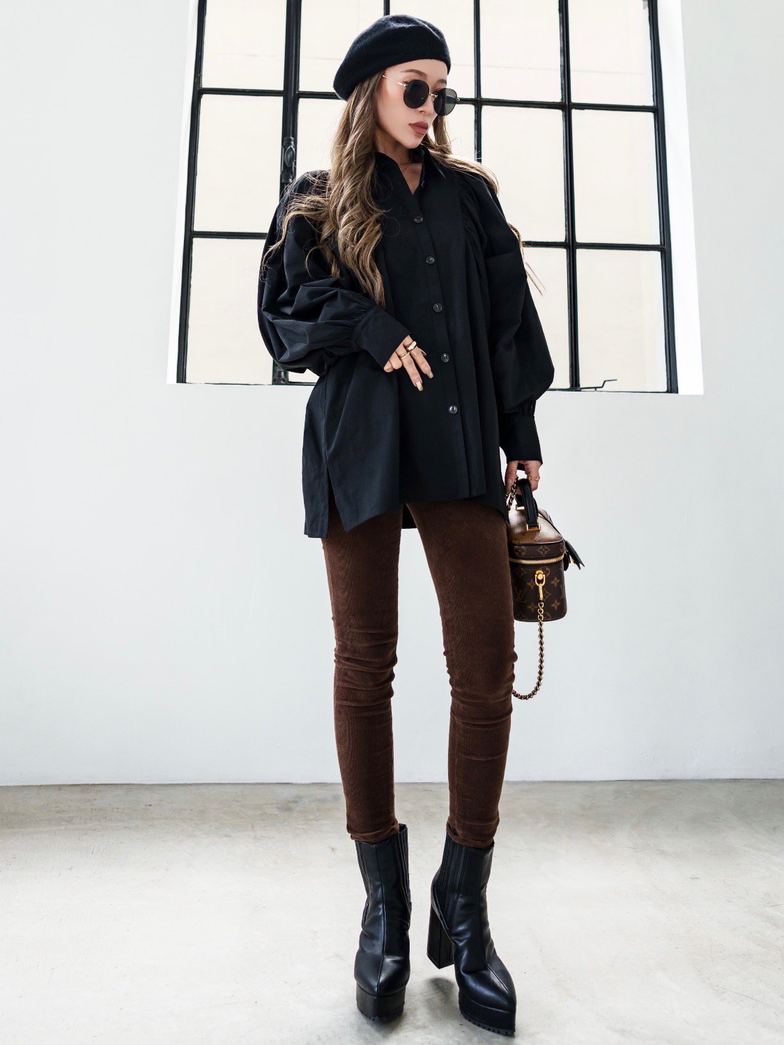 バルーン ショルダー Shirt