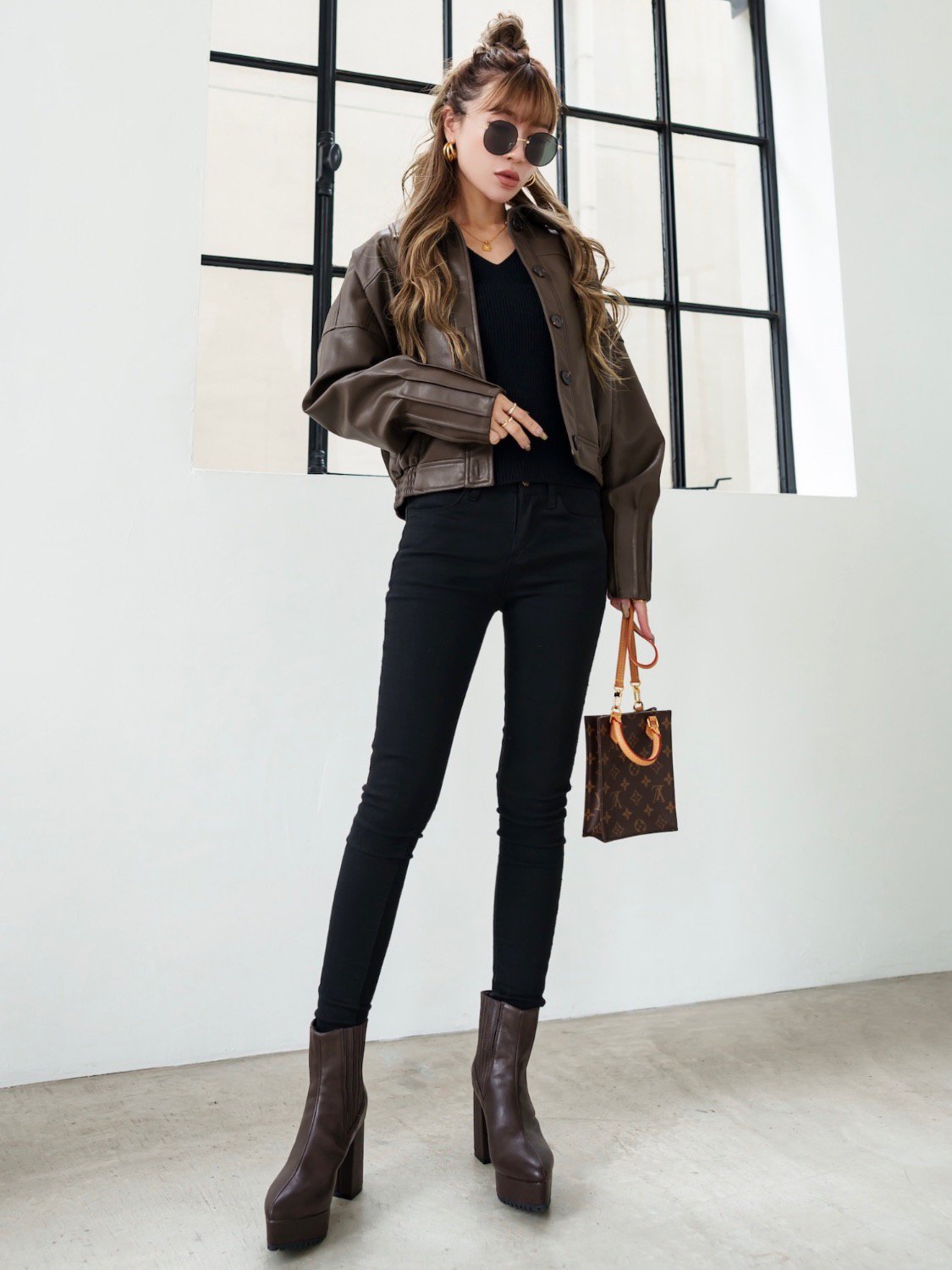 Eco-leather side gore short boots
