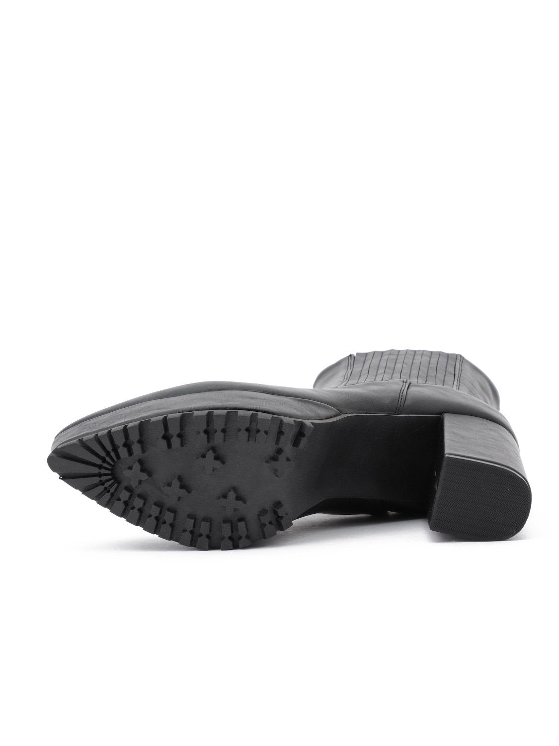 Eco-leather side gore short boots