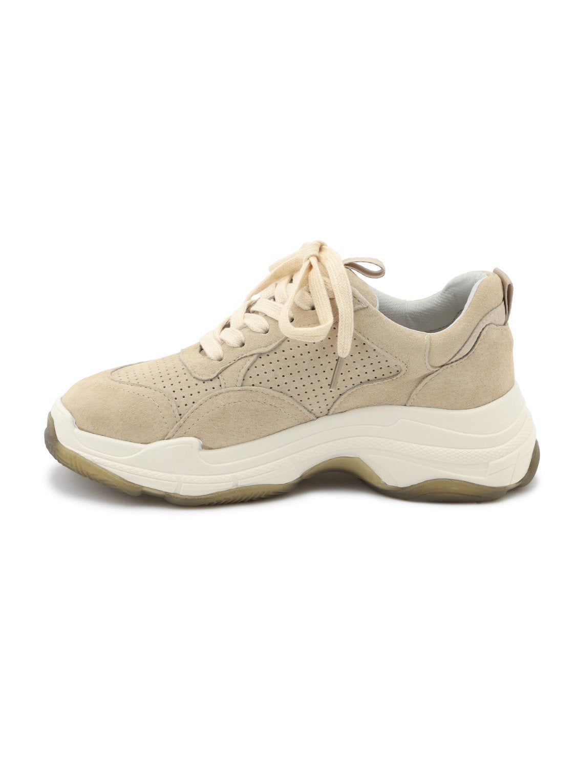 Nuance-color leather sneakers