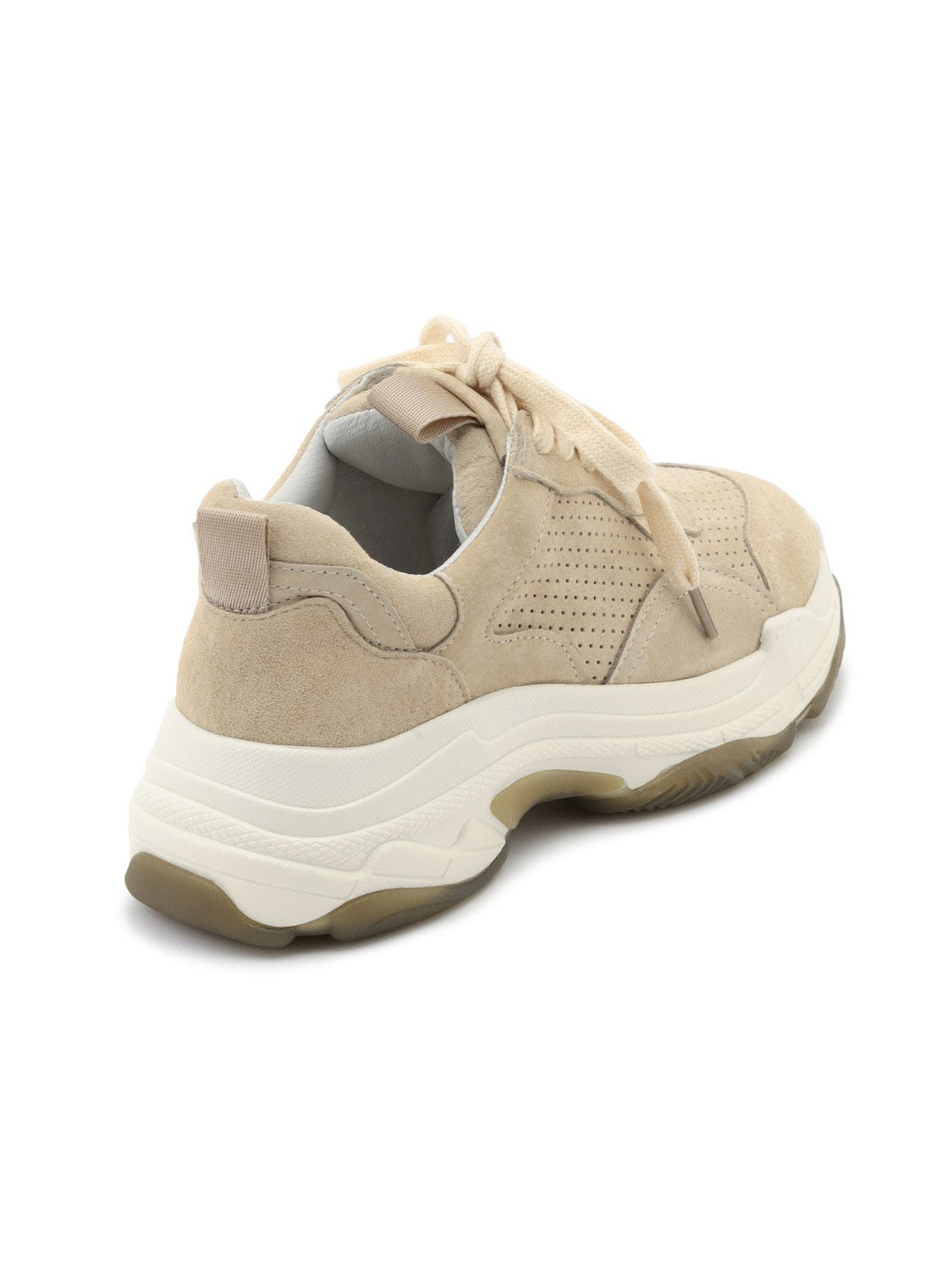 Nuance-color leather sneakers