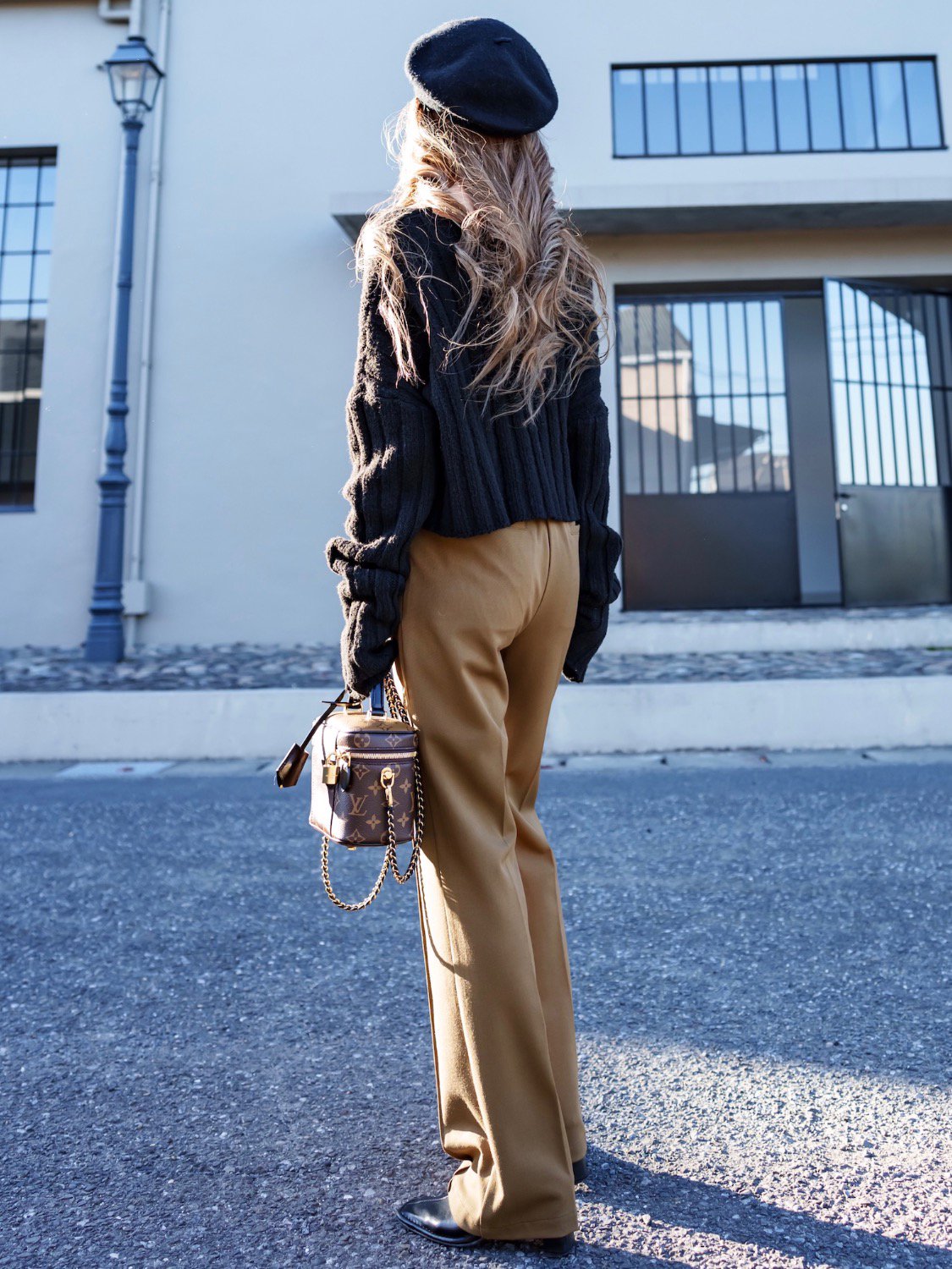 Center seam straight pants