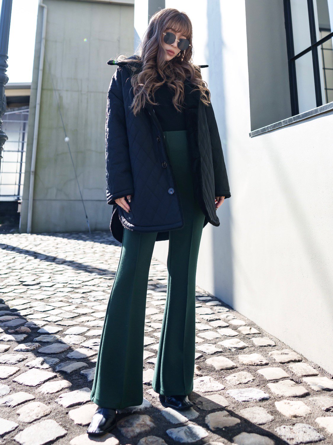 MODEL:159cm<br>COLOR:ブラック