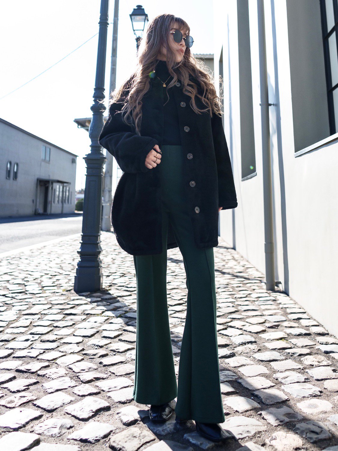 リバーシブル Boa キルティング コート