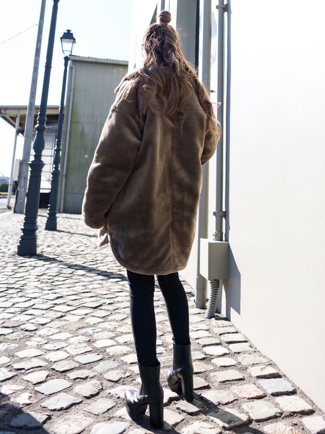 リバーシブル Boa キルティング コート