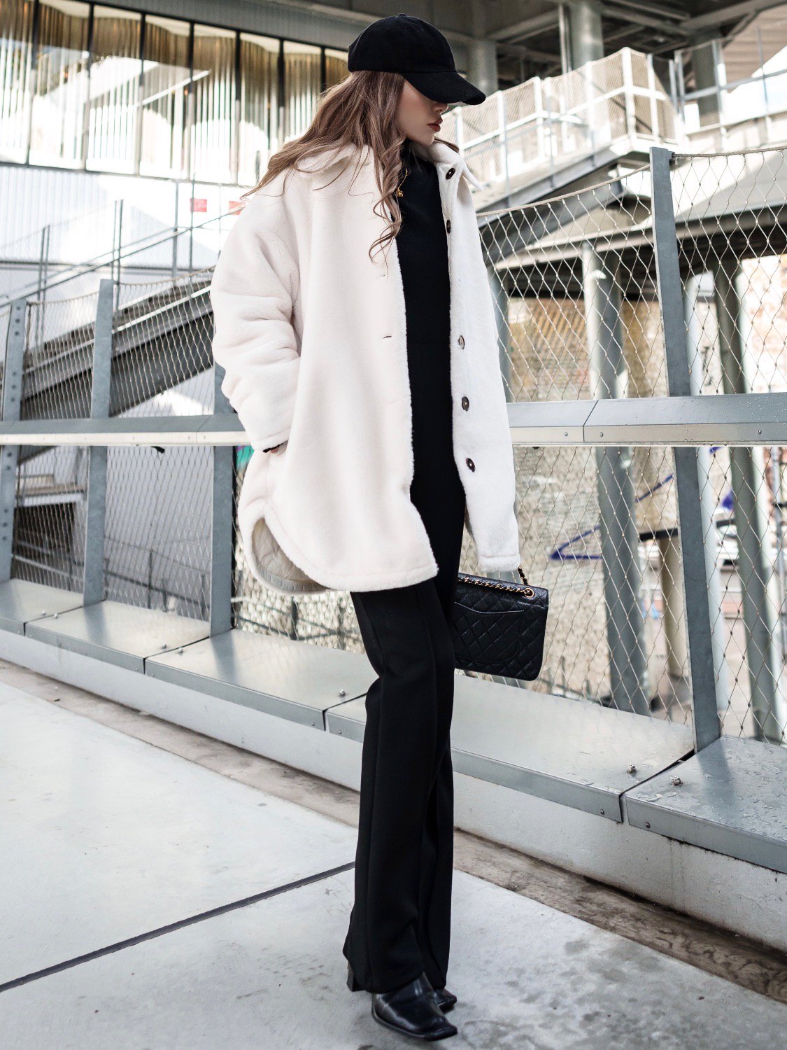 リバーシブル Boa キルティング コート