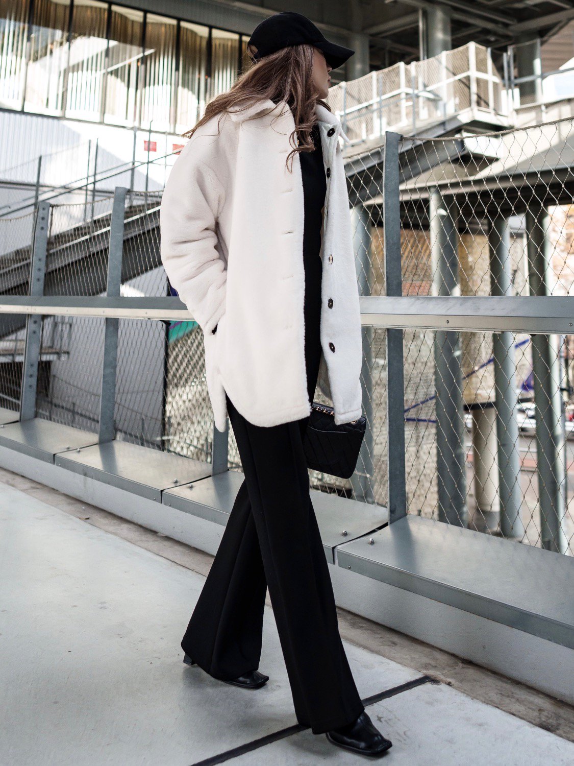 リバーシブル Boa キルティング コート