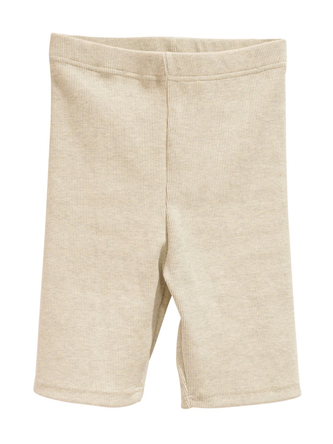 Basic ribbed half leggings
