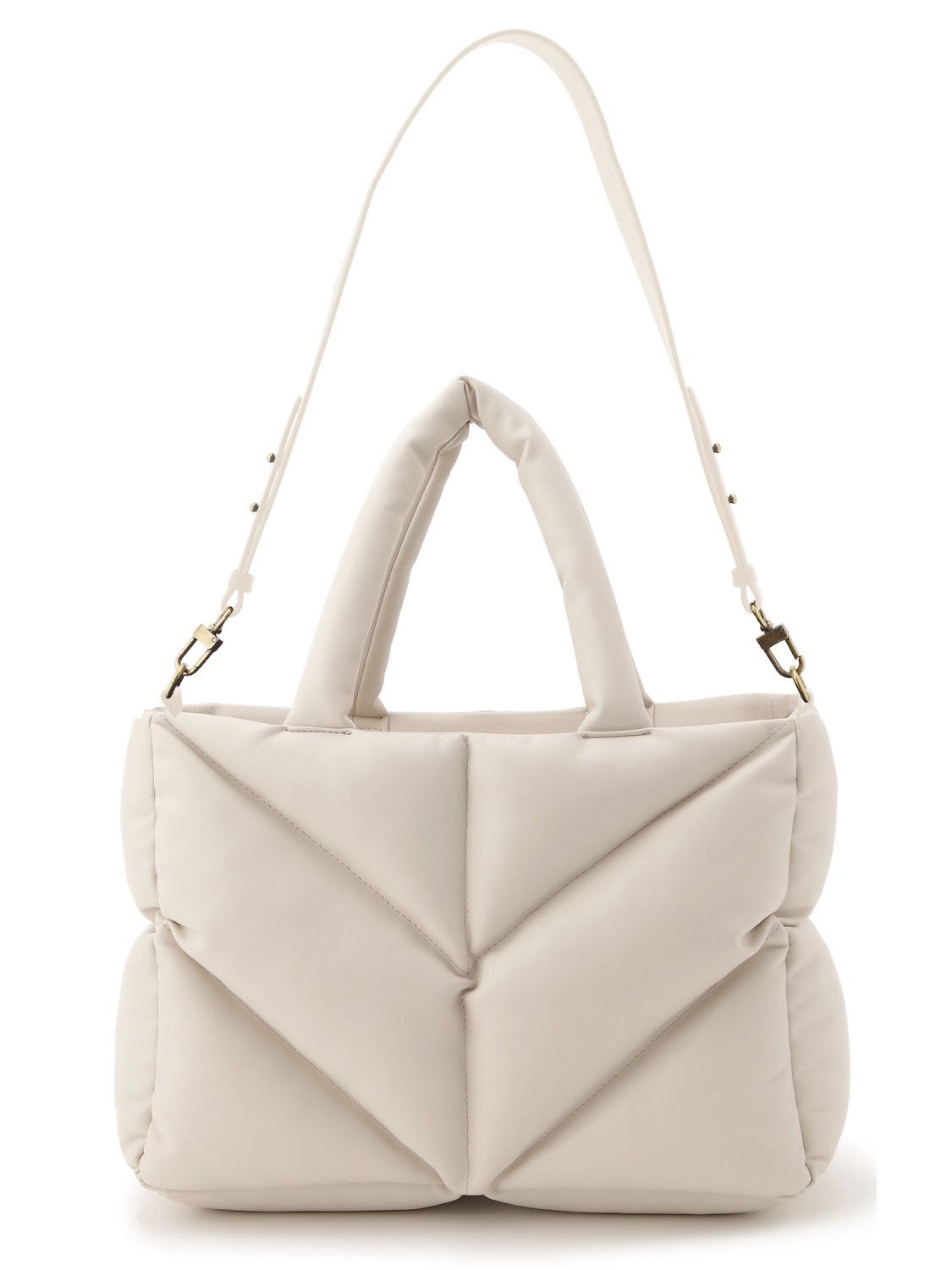 Quilting レザー トートバッグ