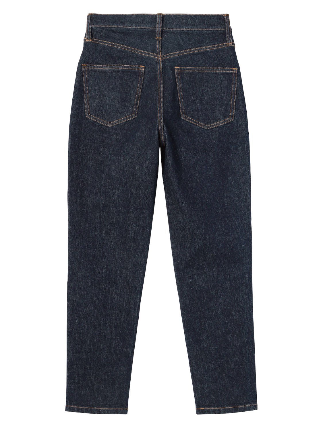Tapered High-rise Denim