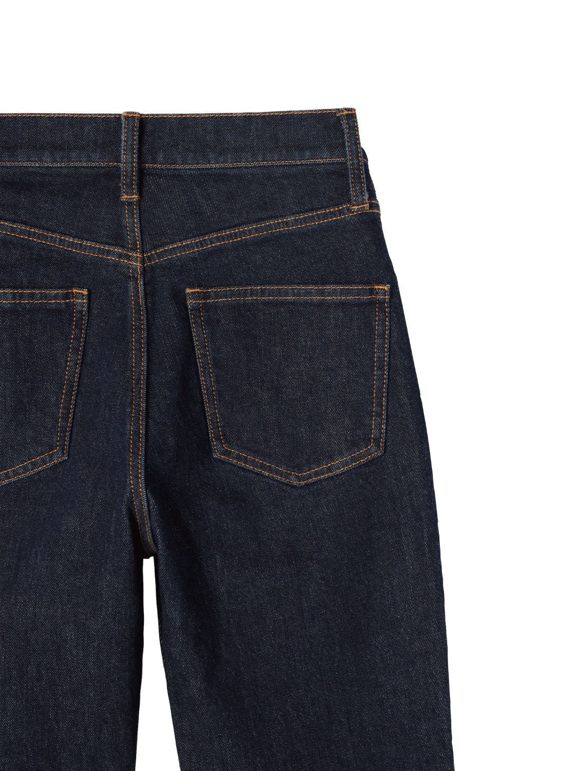 Tapered High-rise Denim