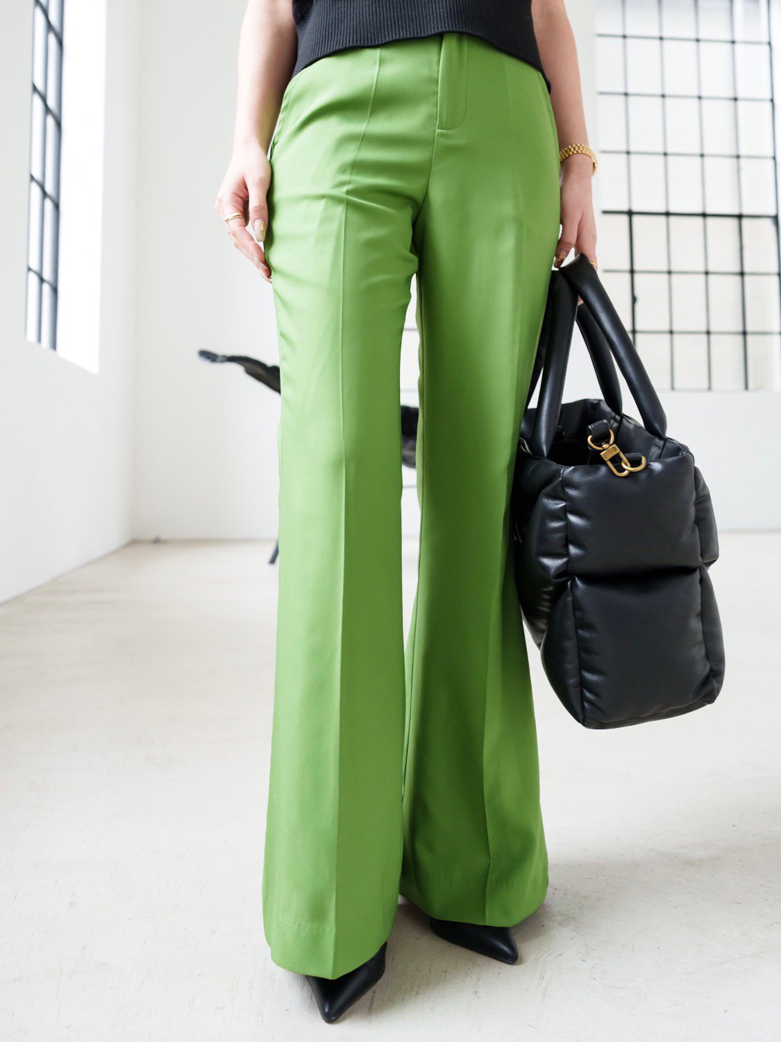 Twill Collar Pants