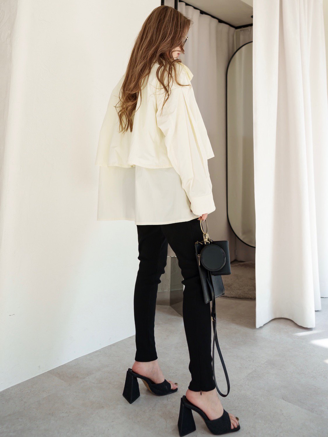 トレンチライク タフタ Jacket