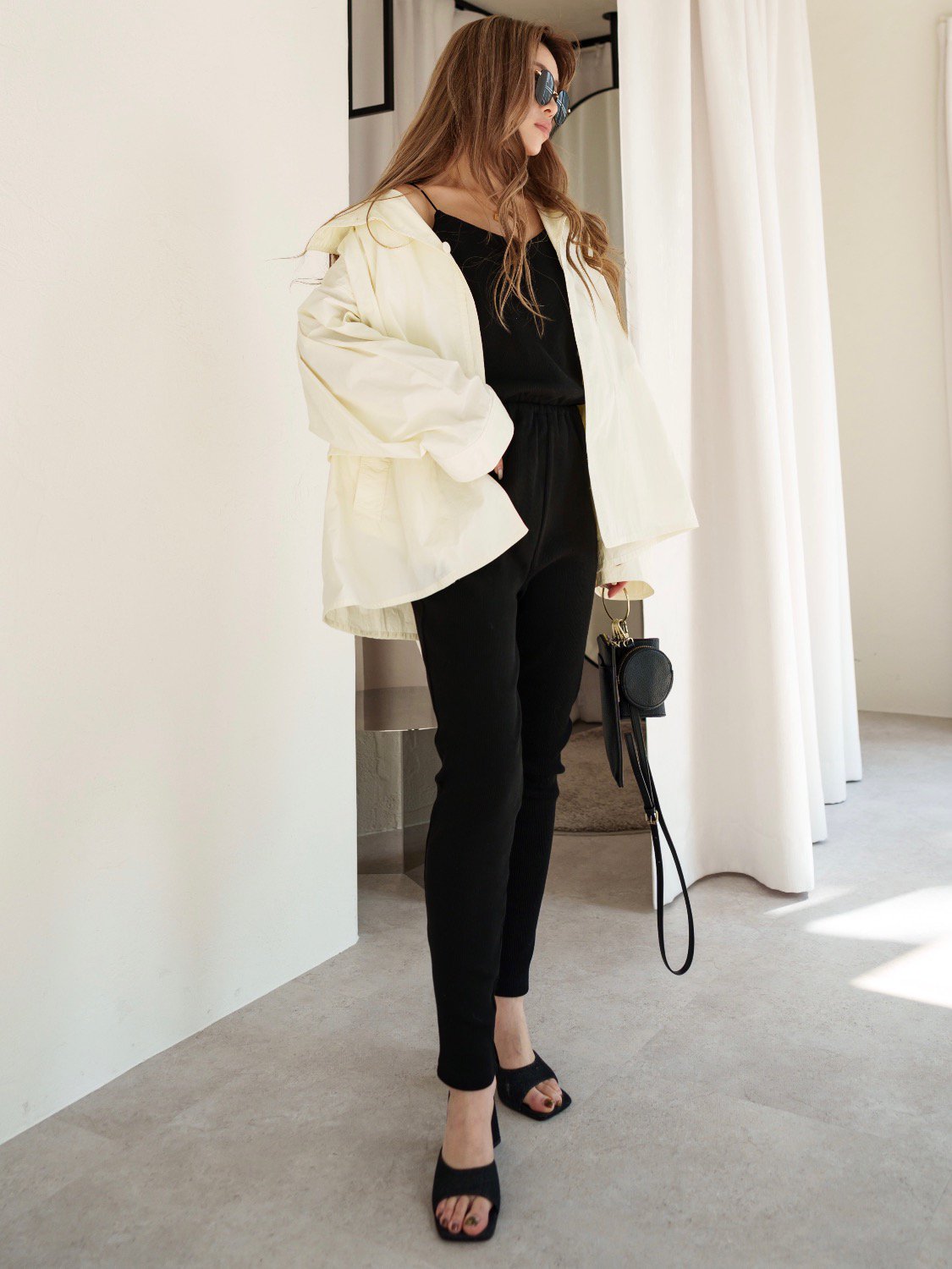 トレンチライク タフタ Jacket