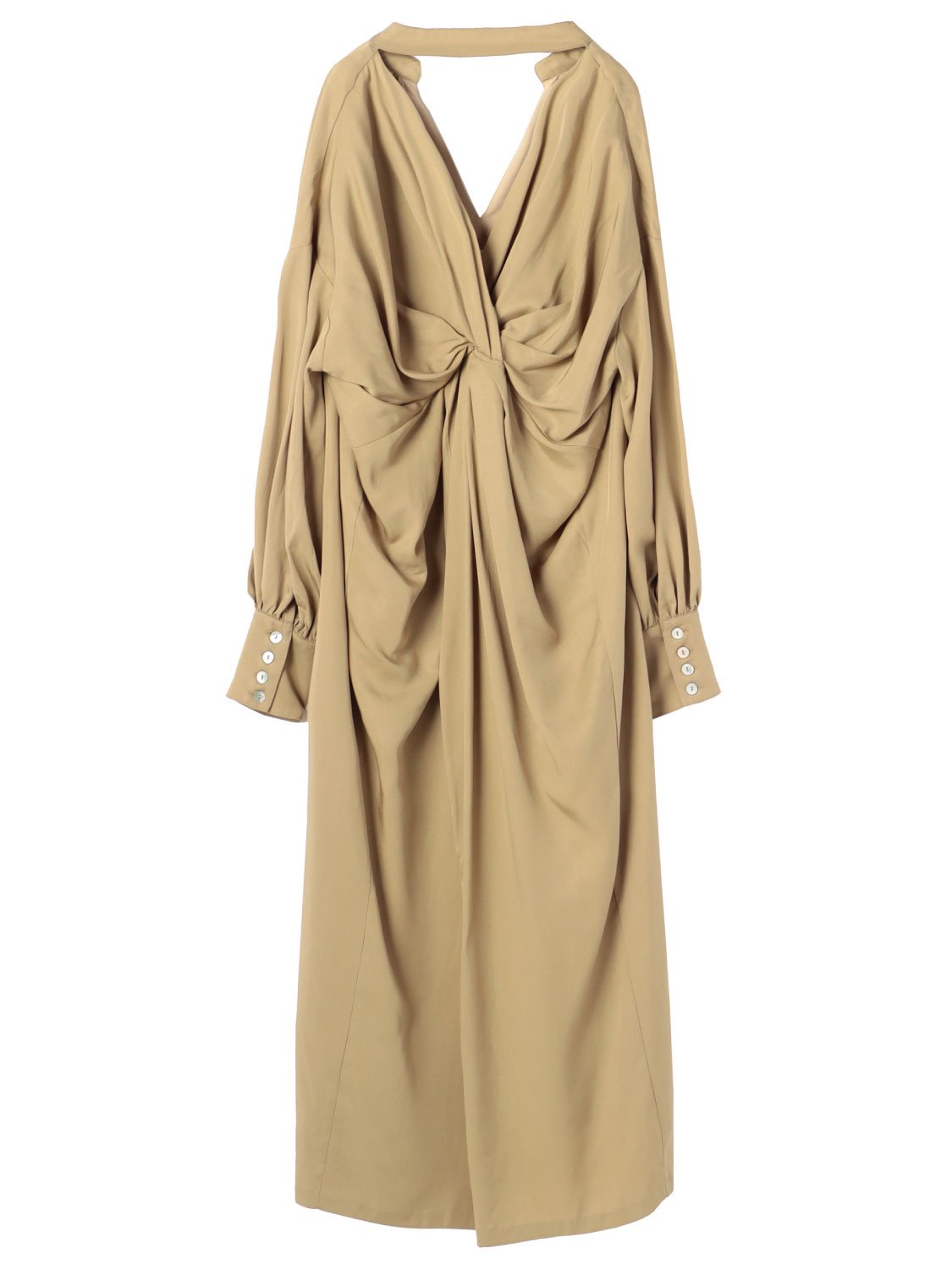 バックツイスト シャツ One-piece