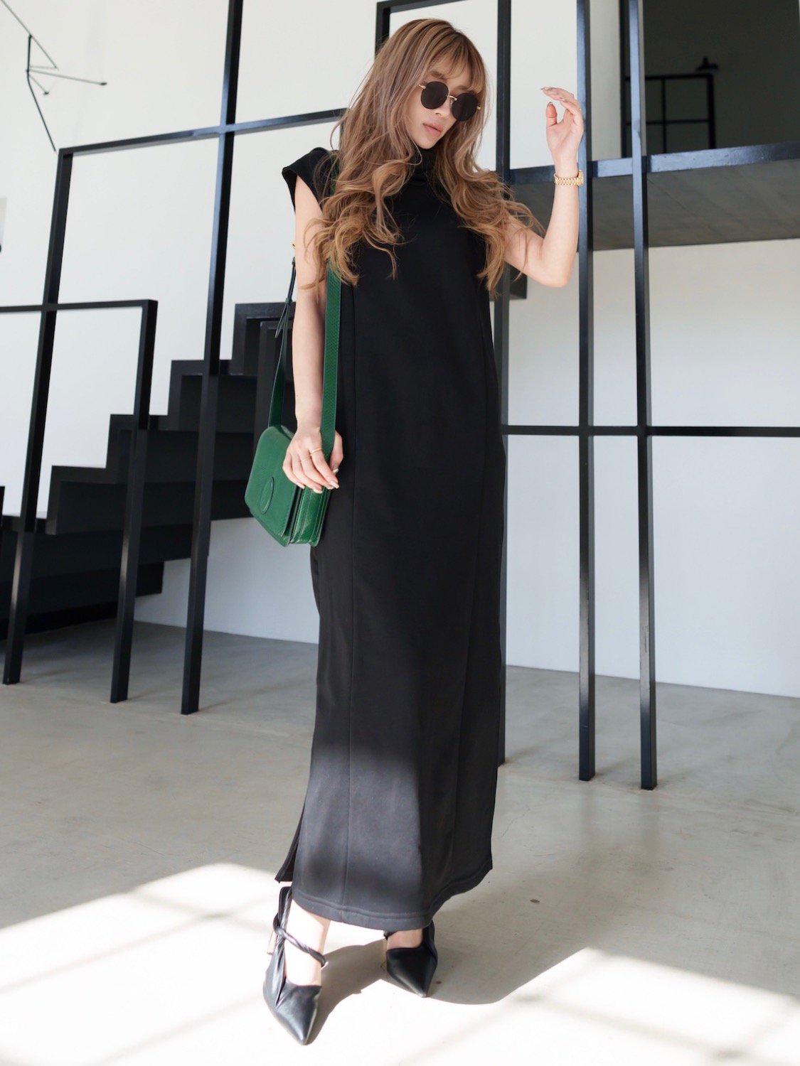 オフタートル スウェット One-piece