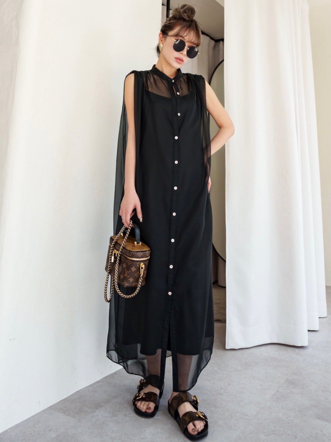 Layered Sheer One-piece