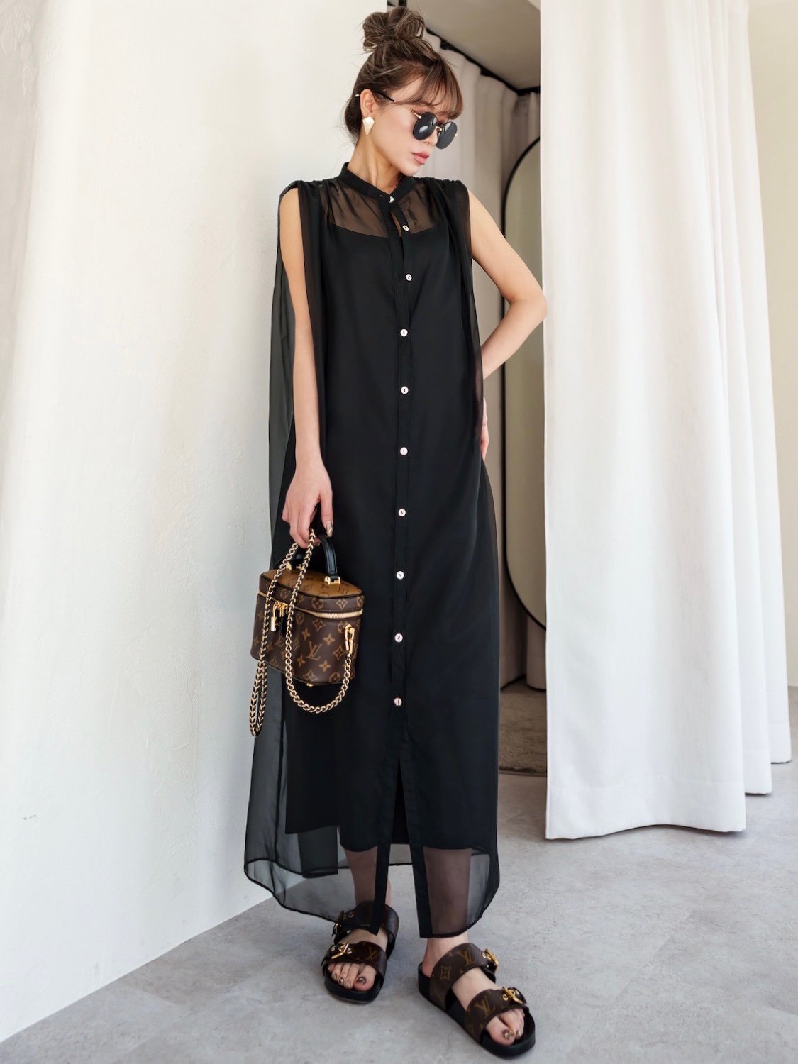 Layered Sheer One-piece