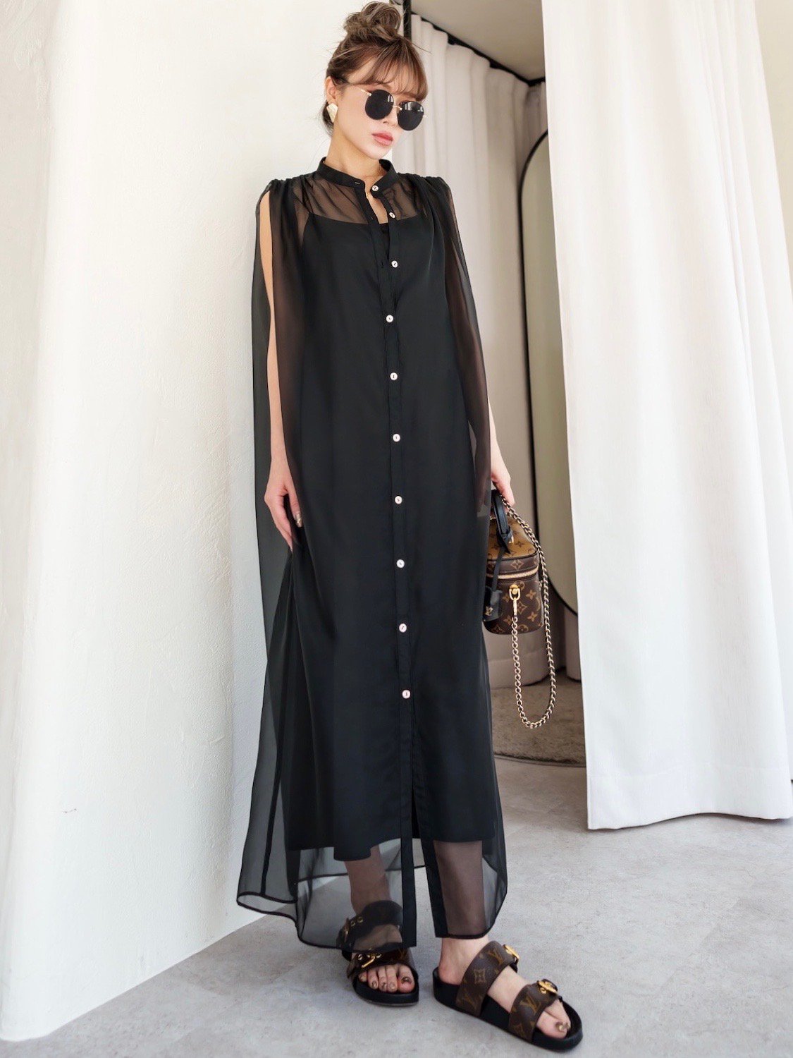 Layered Sheer One-piece