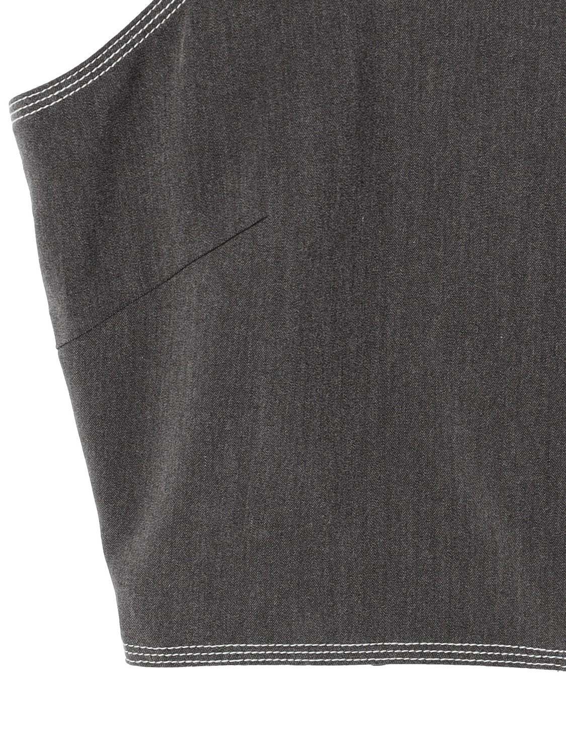 Stitched Back-shirring Bustier