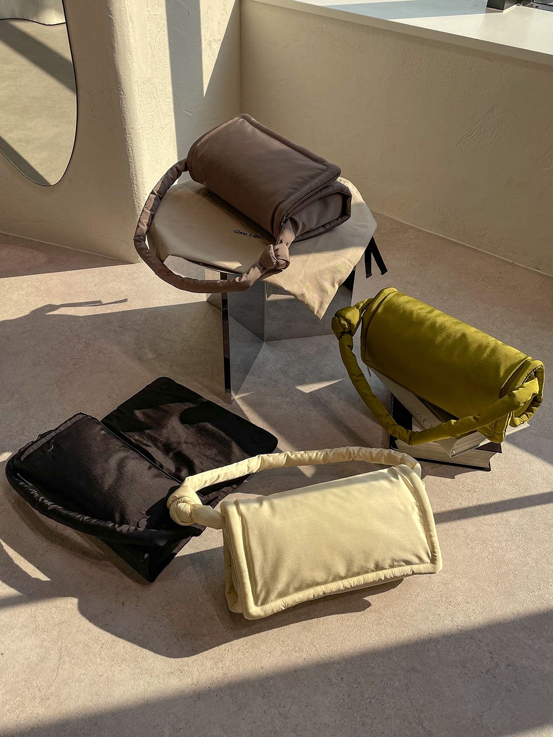 Puffer Nylon Shoulder Bag