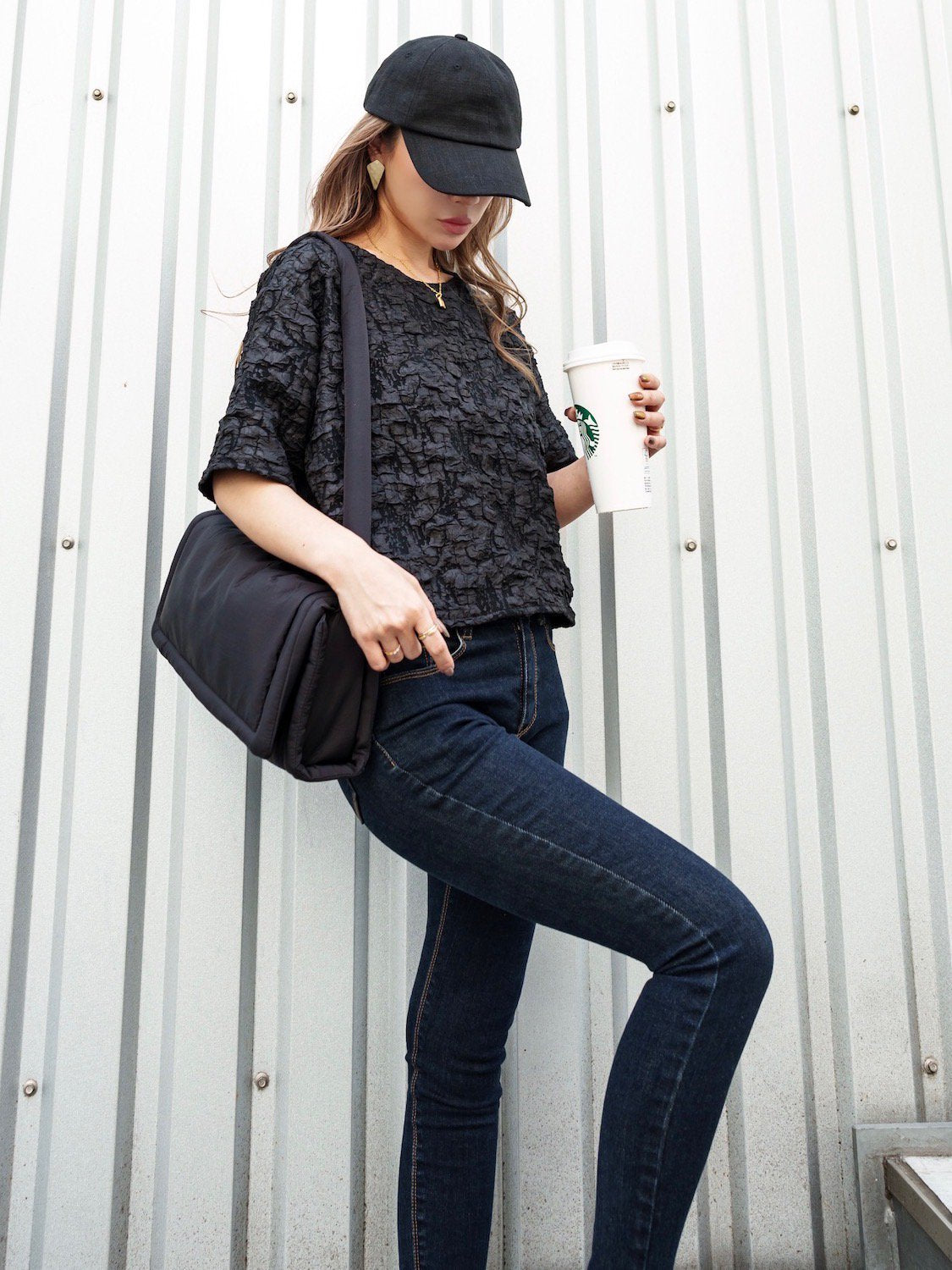 MODEL:159cm<br>COLOR:ブラック
