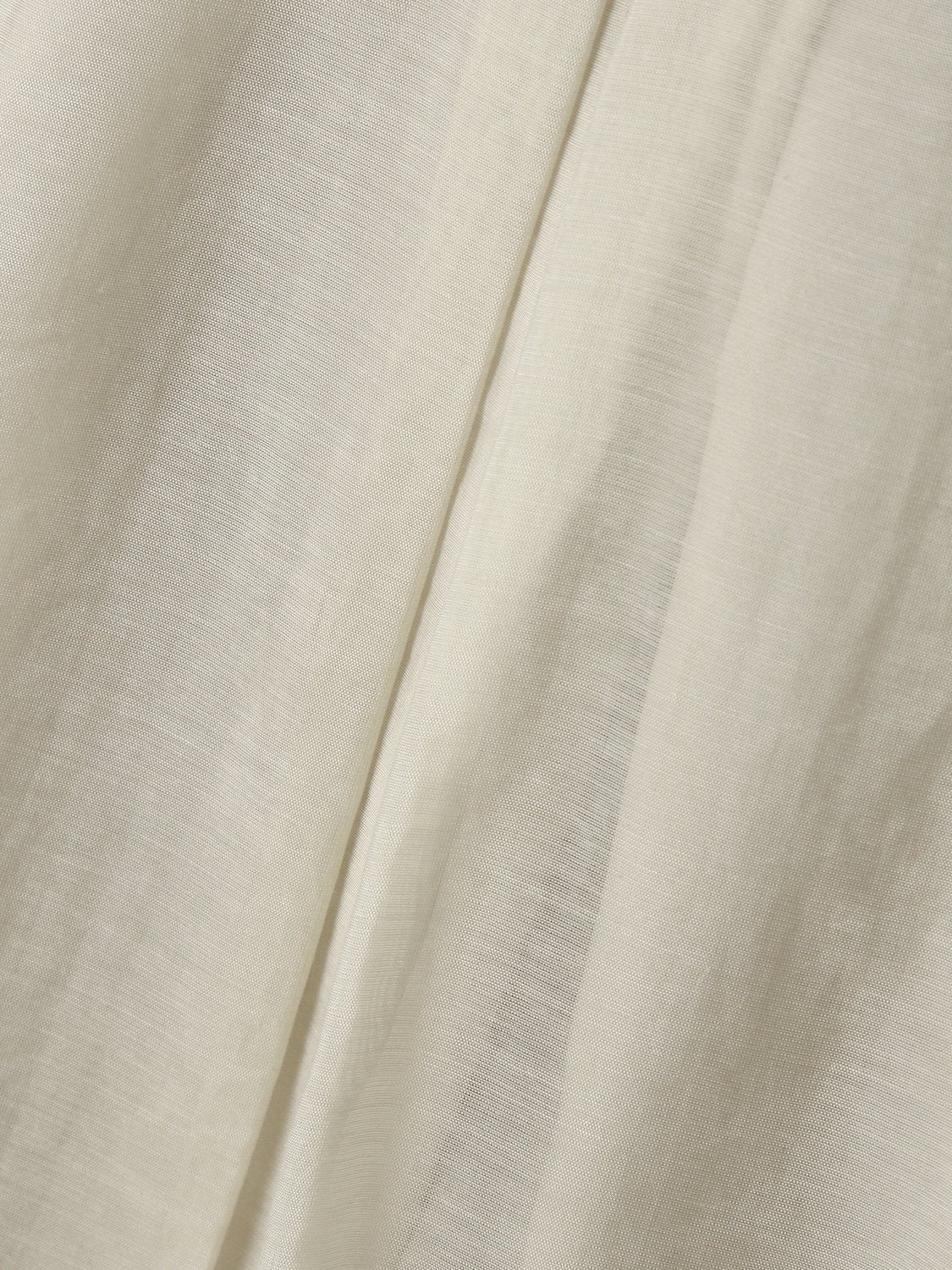 Sheer tuck wide pants