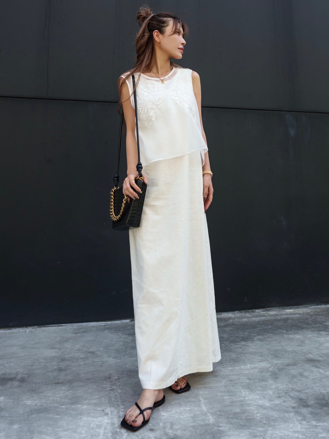 Embroidery レイヤード OP