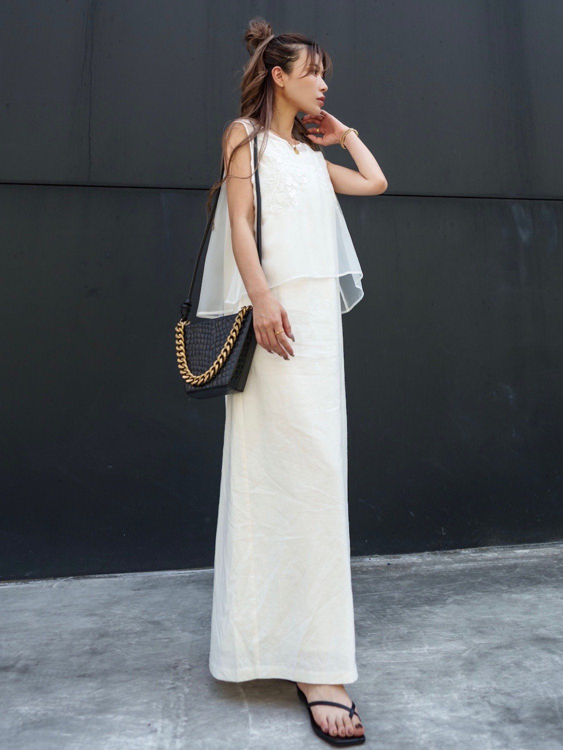 Embroidery レイヤード OP