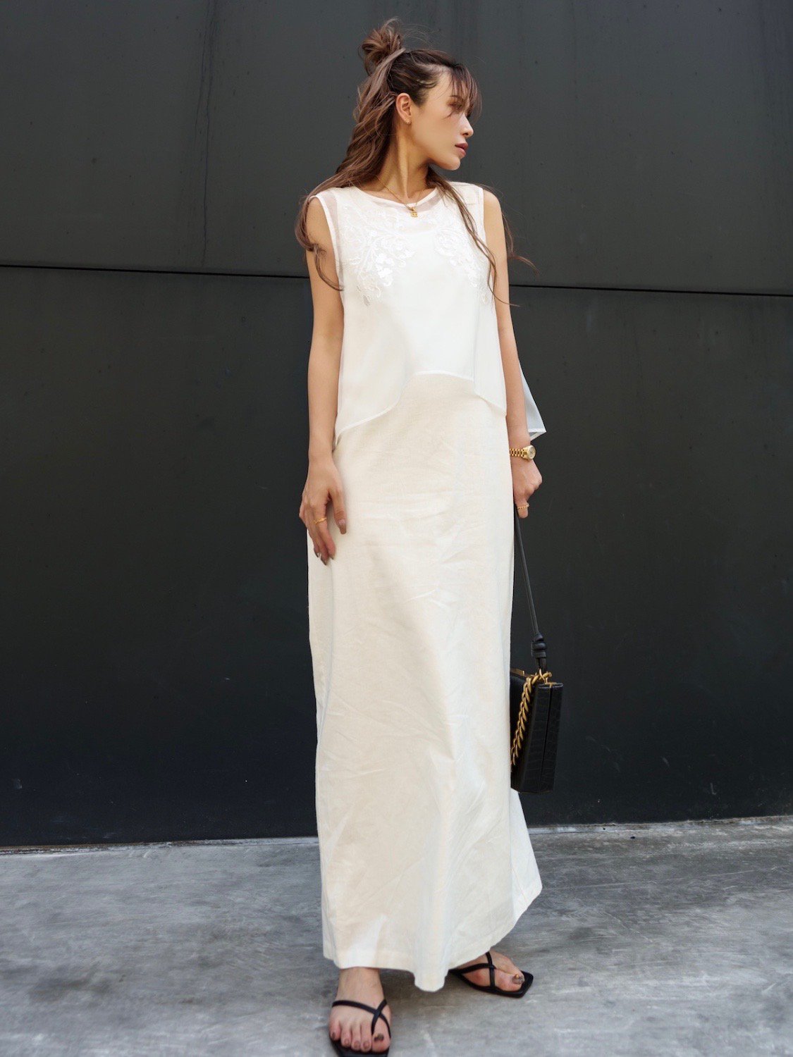 Embroidery レイヤード OP