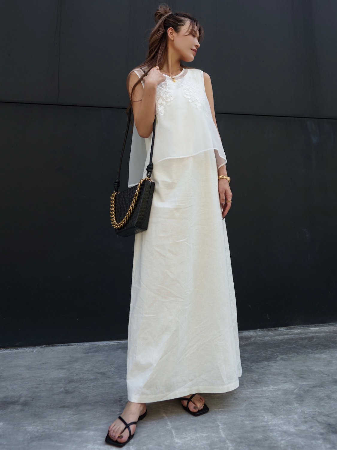 Embroidery レイヤード OP