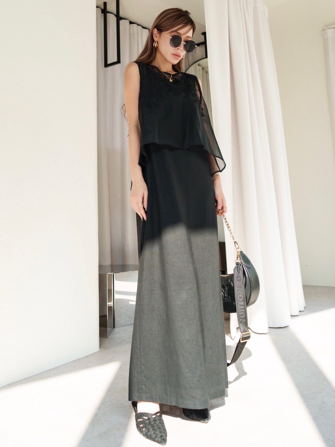 Embroidery レイヤード OP