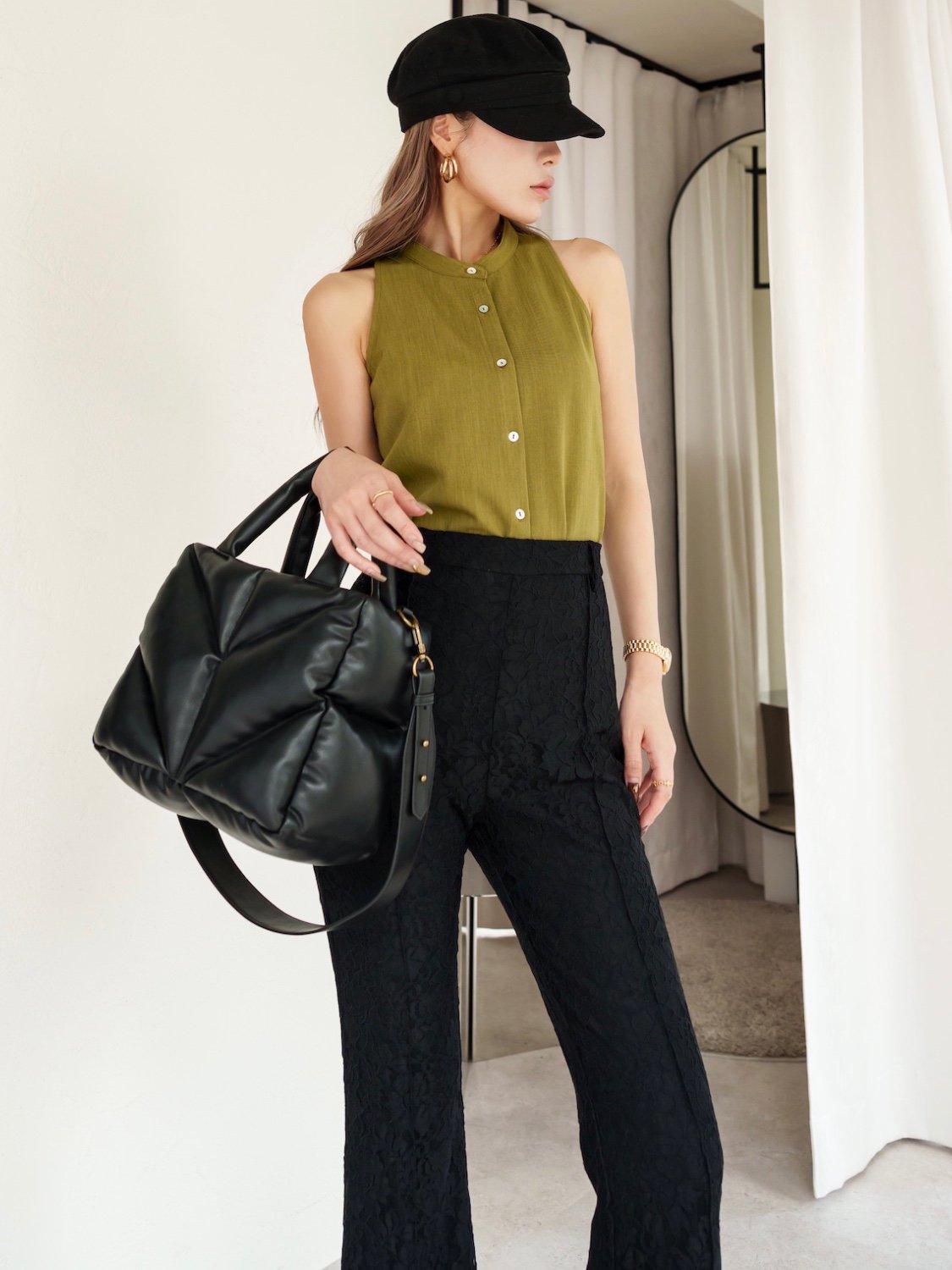 ノースリーブ ツイル Shirt