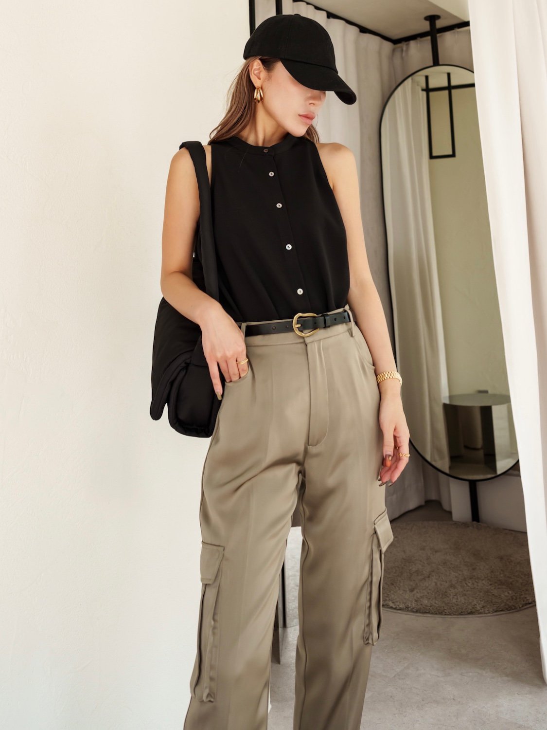 ノースリーブ ツイル Shirt