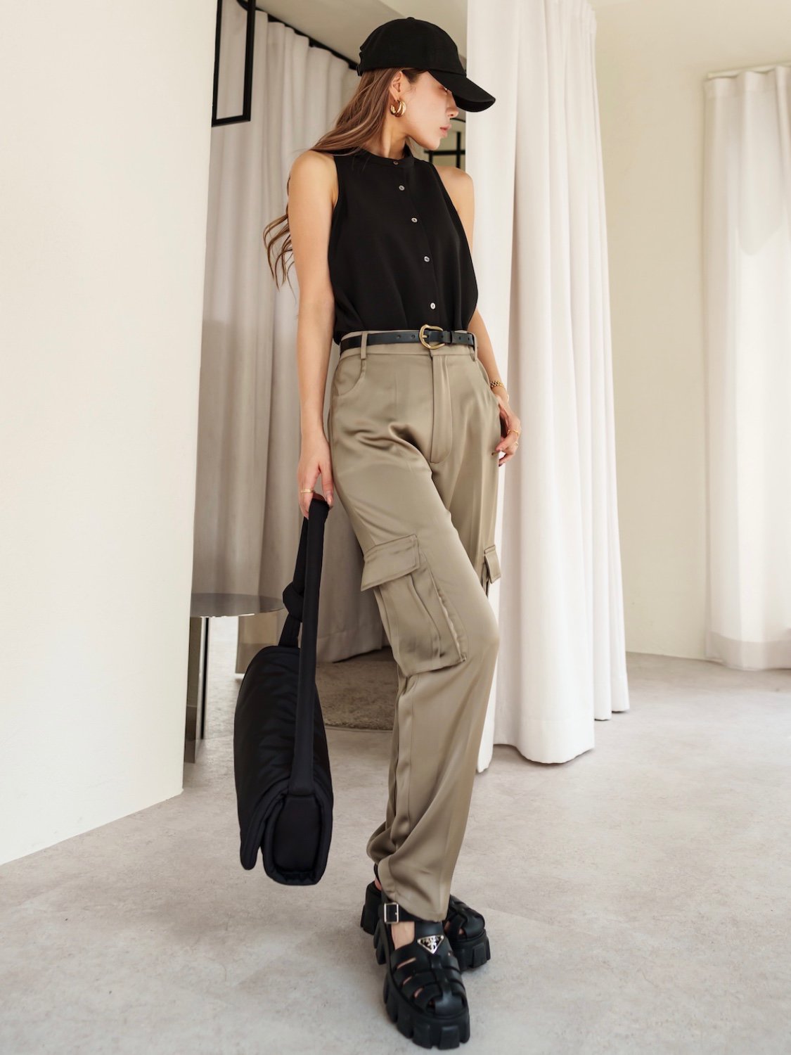 ノースリーブ ツイル Shirt