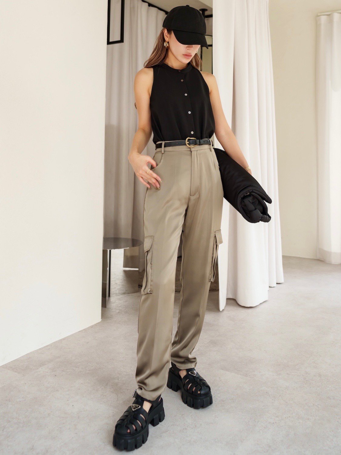 ノースリーブ ツイル Shirt