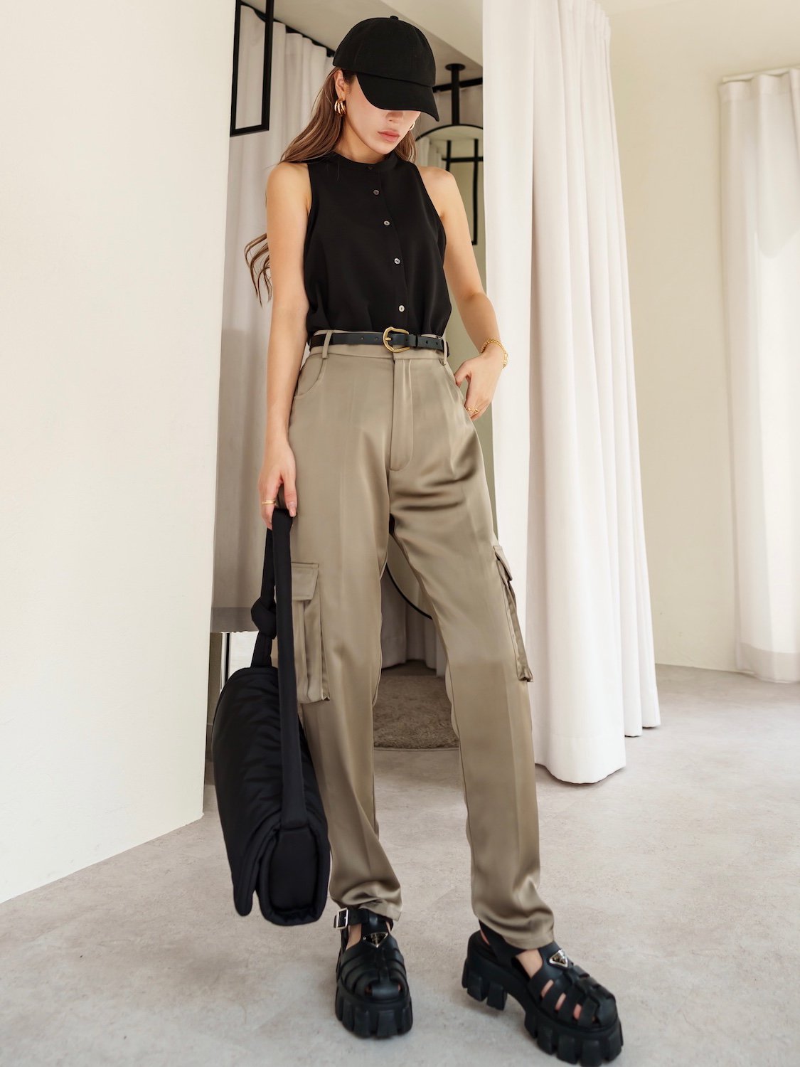 ノースリーブ ツイル Shirt