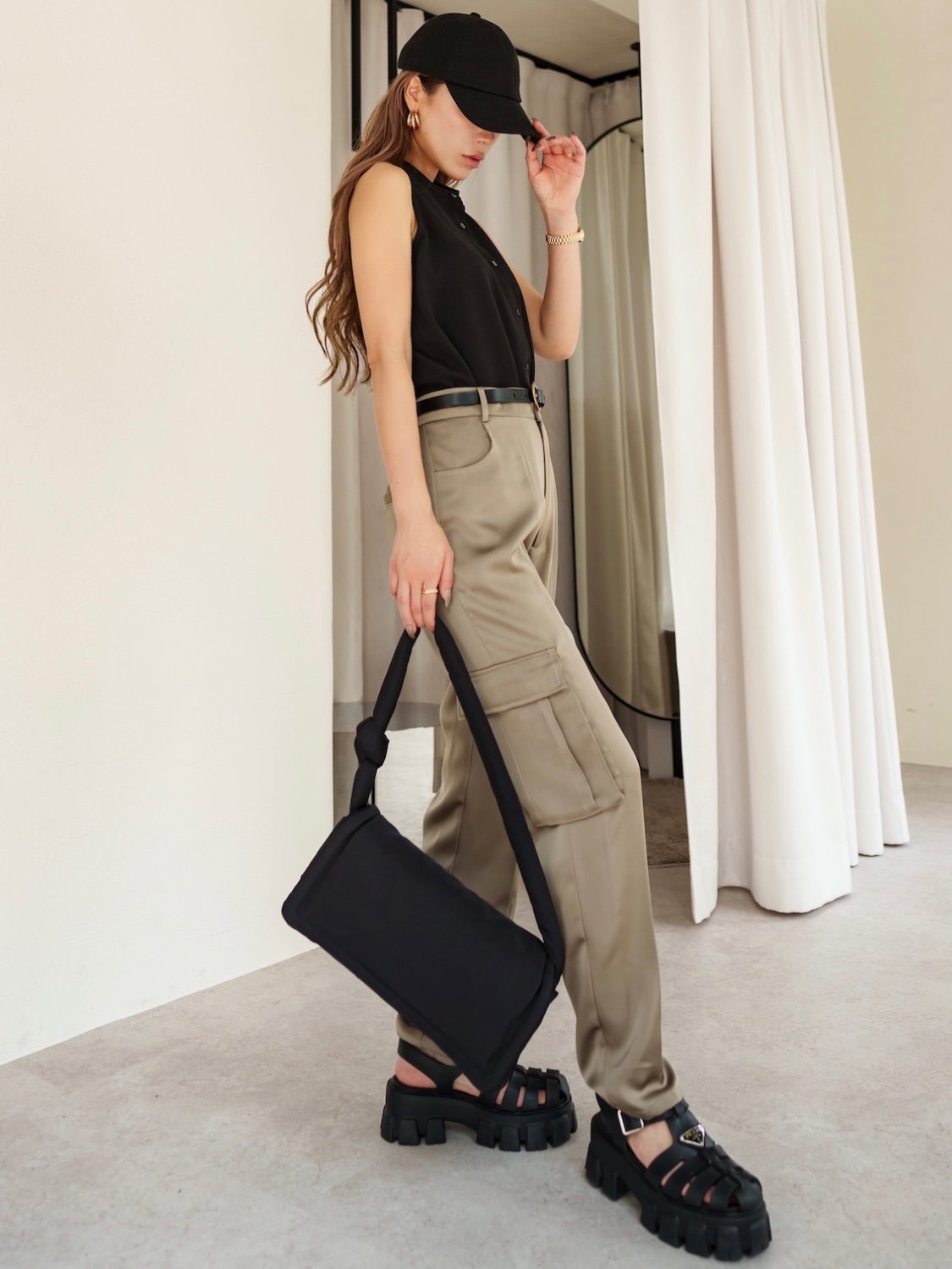 ノースリーブ ツイル Shirt