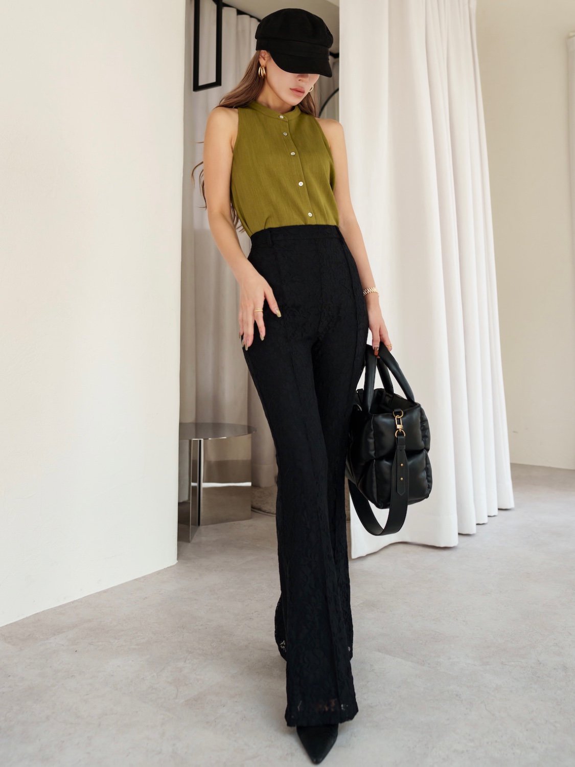 ノースリーブ ツイル Shirt