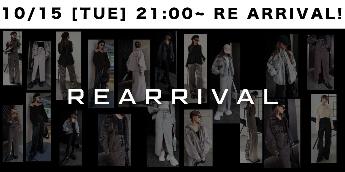 10/15(TUE) 21:00~ <br>REARRIVAL!!