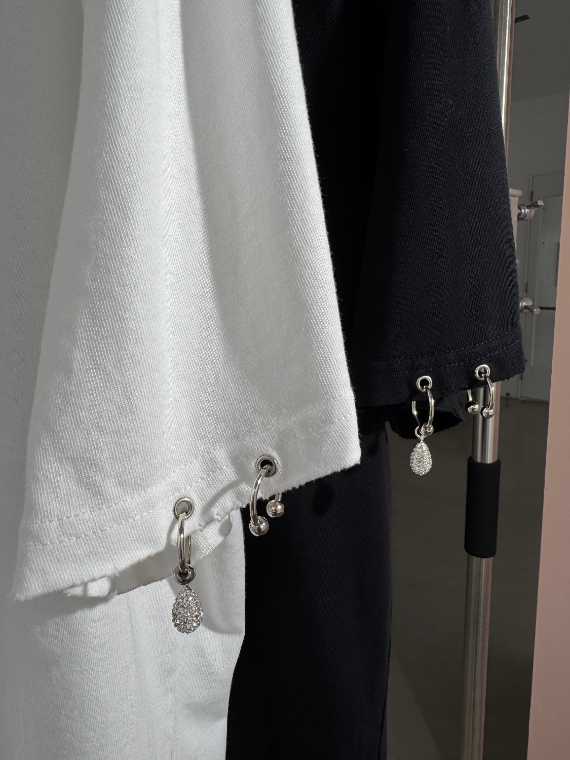 [UNISEX] Washed パヴェドロップ Over TEE