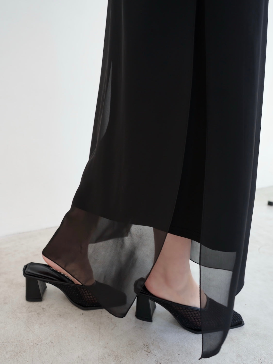 オフショルダー Sheer ワンピース