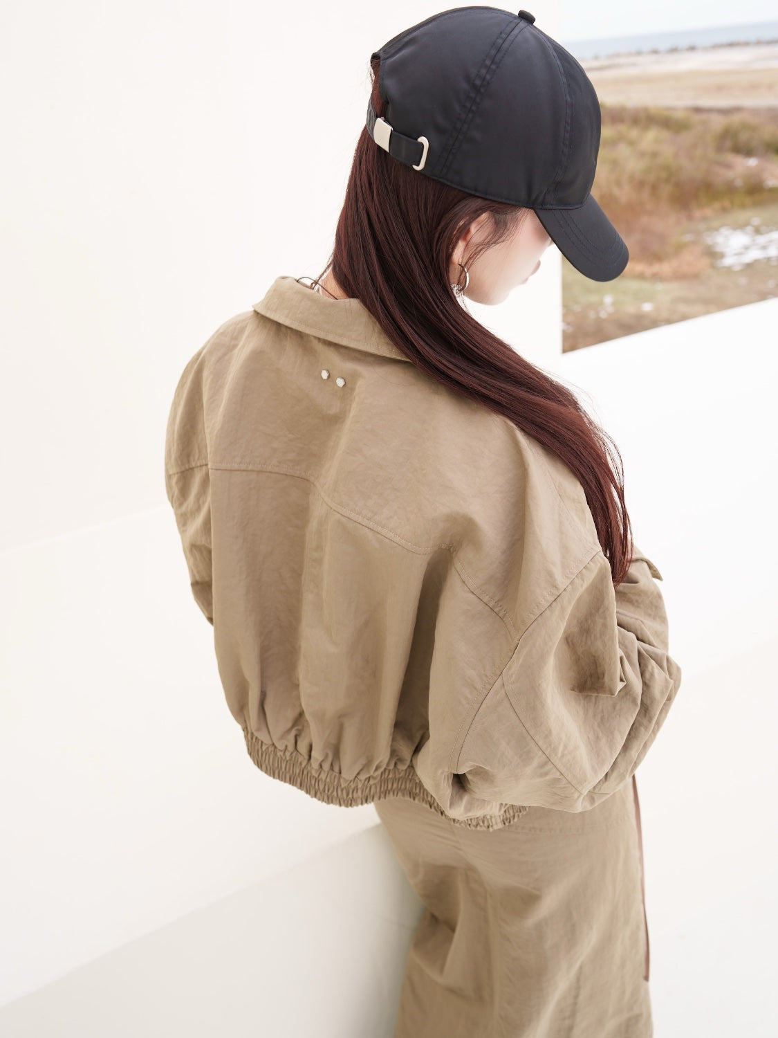 ミリタリー ライダースルック ブルゾン